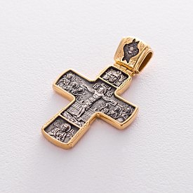 картинка Православный Крест  "Распятие Христово. Икона Божией Матери Знамение с пророками" Интернет магазин Oniks Premiun
