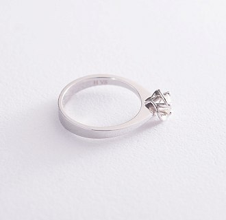 картинка Золотое кольцо "Цветок" с бриллиантами Интернет магазин Oniks Premiun