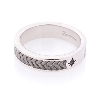 картинка Мужское серебряное кольцо ZANCAN с оксидированием Интернет магазин Oniks Premiun
