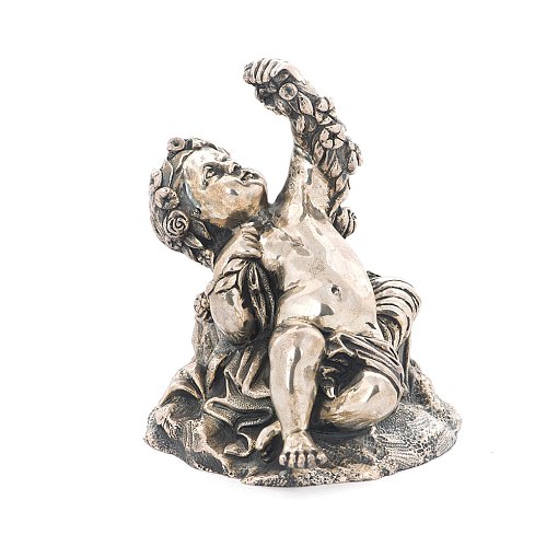Серебряная фигура ручной работы "Маленький Ангел"