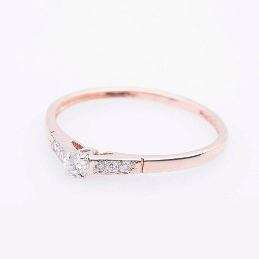 Помолвочное кольцо с бриллиантами 2