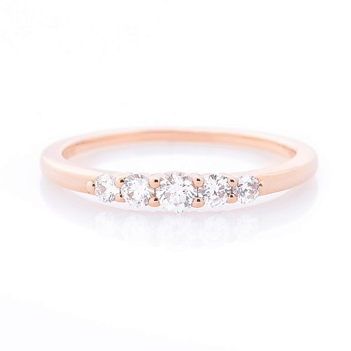 Золотое кольцо с бриллиантами 3
