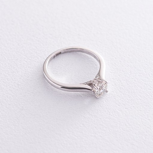 Золотое помолвочное кольцо (бриллианты) 2