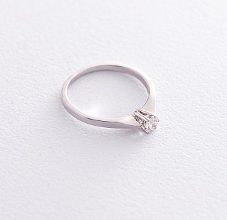 картинка Помолвочное золотое кольцо с бриллиантом Интернет магазин Oniks Premiun
