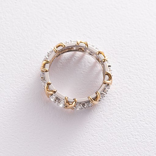 Золотое кольцо с бриллиантами 4