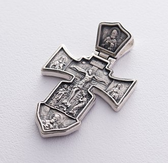 картинка Православный крест "Распятие. Ангел Хранитель" Интернет магазин Oniks Premiun