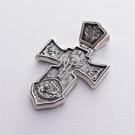 картинка Православный крест "Распятие. Ангел Хранитель" Интернет магазин Oniks Premiun